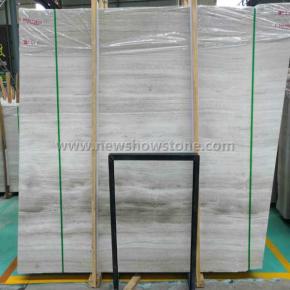 Natural Stone White Wood Marble