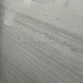 Good quality White Wooden Marble slab