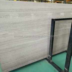 China White Wooden Marble Slab