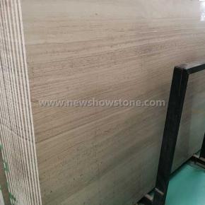 White Wood Grain Marble Flooring Wall Tiles and Slabs