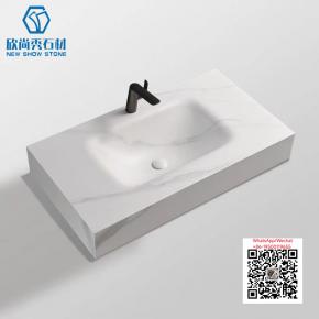 NS-19 Sintered Stone Integrated Thermally Bent Basin Sink Hot Bending Basin 