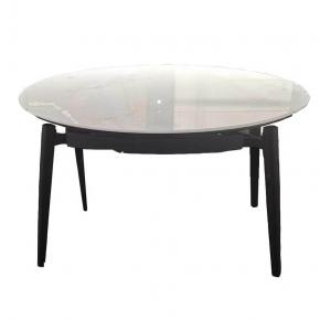 White Round Sintered Stone Dinning Table