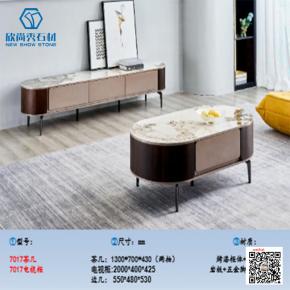 China city morden house hotel living room style baking paint drawer Pandora sintered stone hardware feet TV coffee table sets