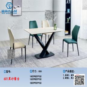 Furniture stainless steel dining tables and chairs set sintered  top dining table dining table set for home