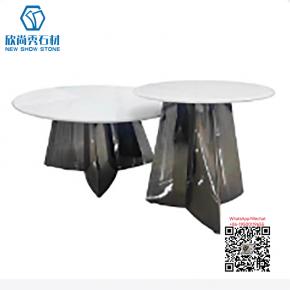 TA-35  SINTERED STONE TABLE ROOM WITH TWO DESKSFOOT DOUBLE TABLE FOR DRINKG TEA 7