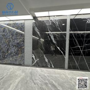 3200x1600mm Glossy Matte Black Color Sintered Stone Big Slabs Porcelain Tile Slab for Floor Countertop