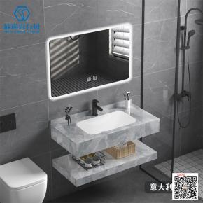 Factory price  integrated countertop bathroom cabinet wash basin single basin washbasin bathroom countertop 