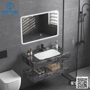  Best Quality Wholesale Sintered Stone Hot Integrated Thermally Bent Sink Basin Combination Bending Seamless Integrated Bathroom Basin 