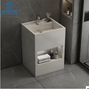 Customized  Sintered Stone Hand Wash Basin With Pedestal