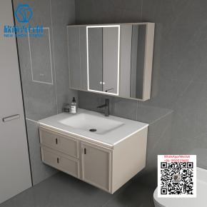 SI-01 PURE WHITE 2025 Modern western Sintered Stone Hot Bending Integrated Thermally Bent Sink Basin Combination  Bathroom Basin