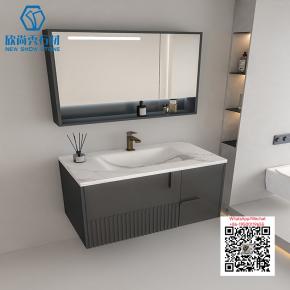 SI-27 PURE WHITE 2025 Modern western Sintered Stone Hot Bending Integrated Thermally Bent Sink Basin Combination  Bathroom Basin