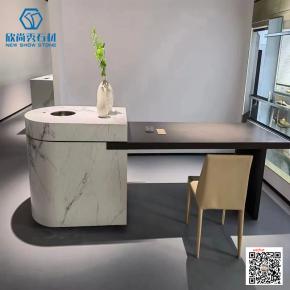 Best sellCustomized  Artificial Quartz Stone Kitchen Countertops Modern Design Kitchen Countertop Table Tops