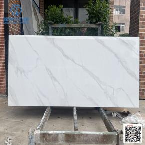 Countertop Popular New Design Polished Sintered Stone Wall Slab Wholesale Sintered White Stone