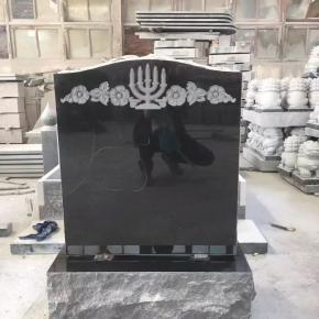 High Quality Natural Stone Shanxi Black Granite Monument Headstones Tombstones Gravestones