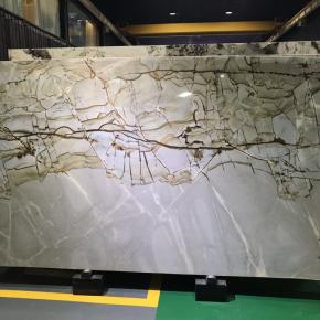 Luxury Light Transparent Natural Stone Marble