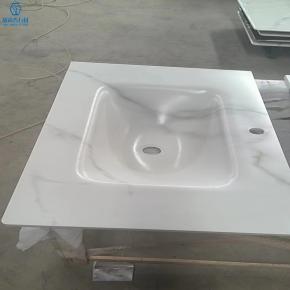 Modern Hotel Bathroom Basin Sintered Stone Wash Basin